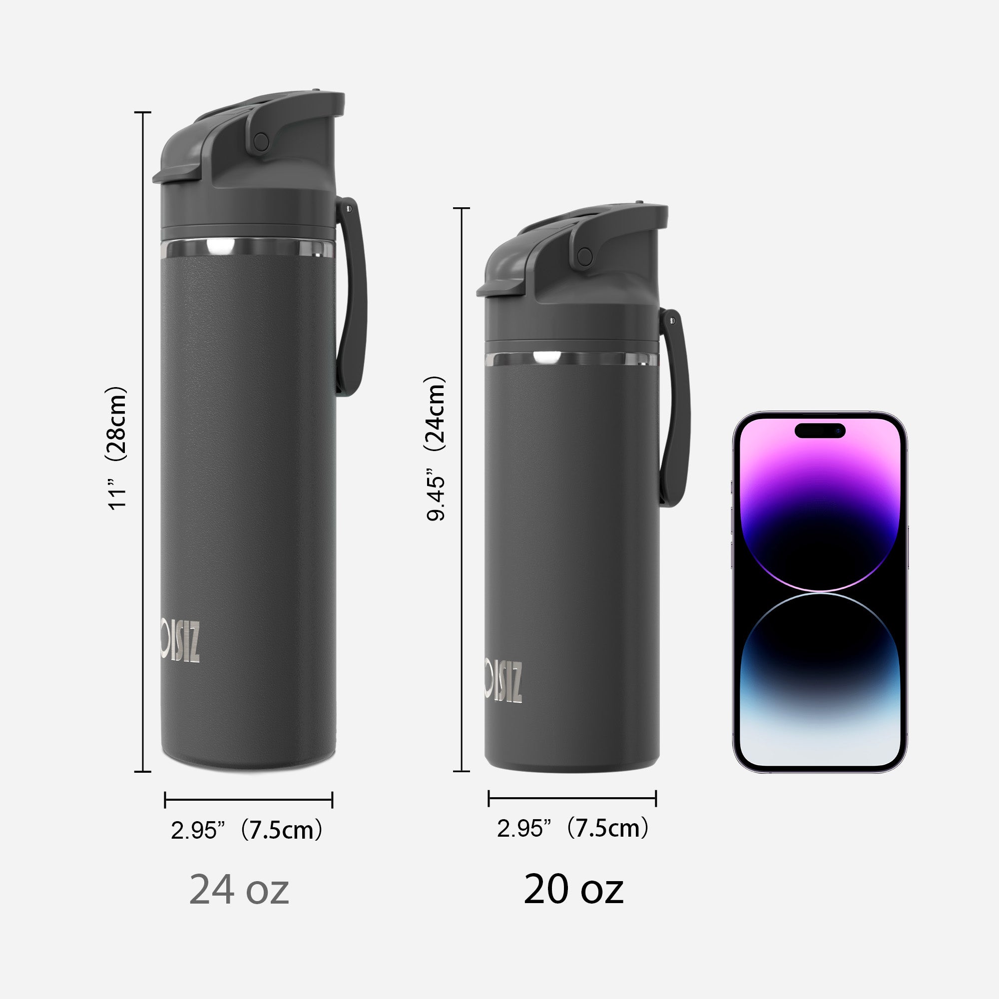 OISIZ Vic-wing 20oz Stainless Steel Water Bottle